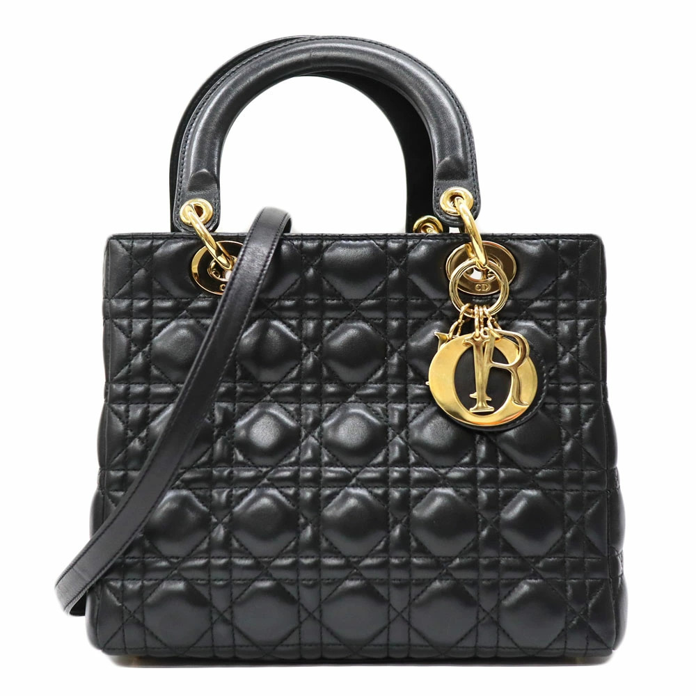 Dior Lady Cannage Black - Picture 1 of 11